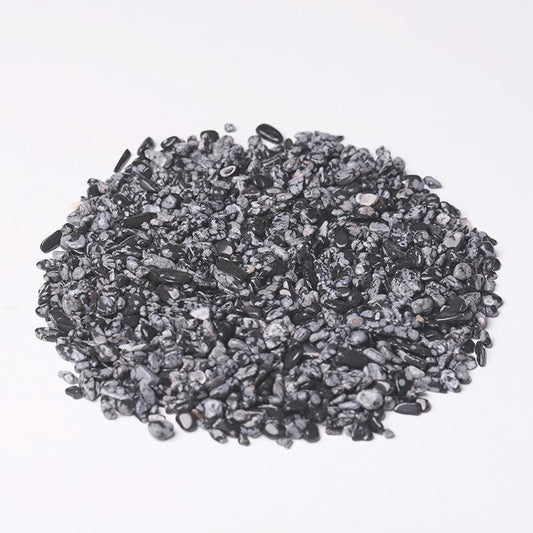0.1kg Natural Snowflake Obsidian Chips Wholesale Crystals USA