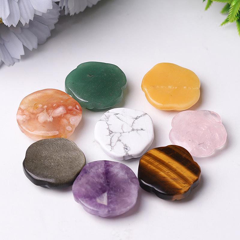 1.2" Rose Flower Crystal Carvings Wholesale Crystals USA