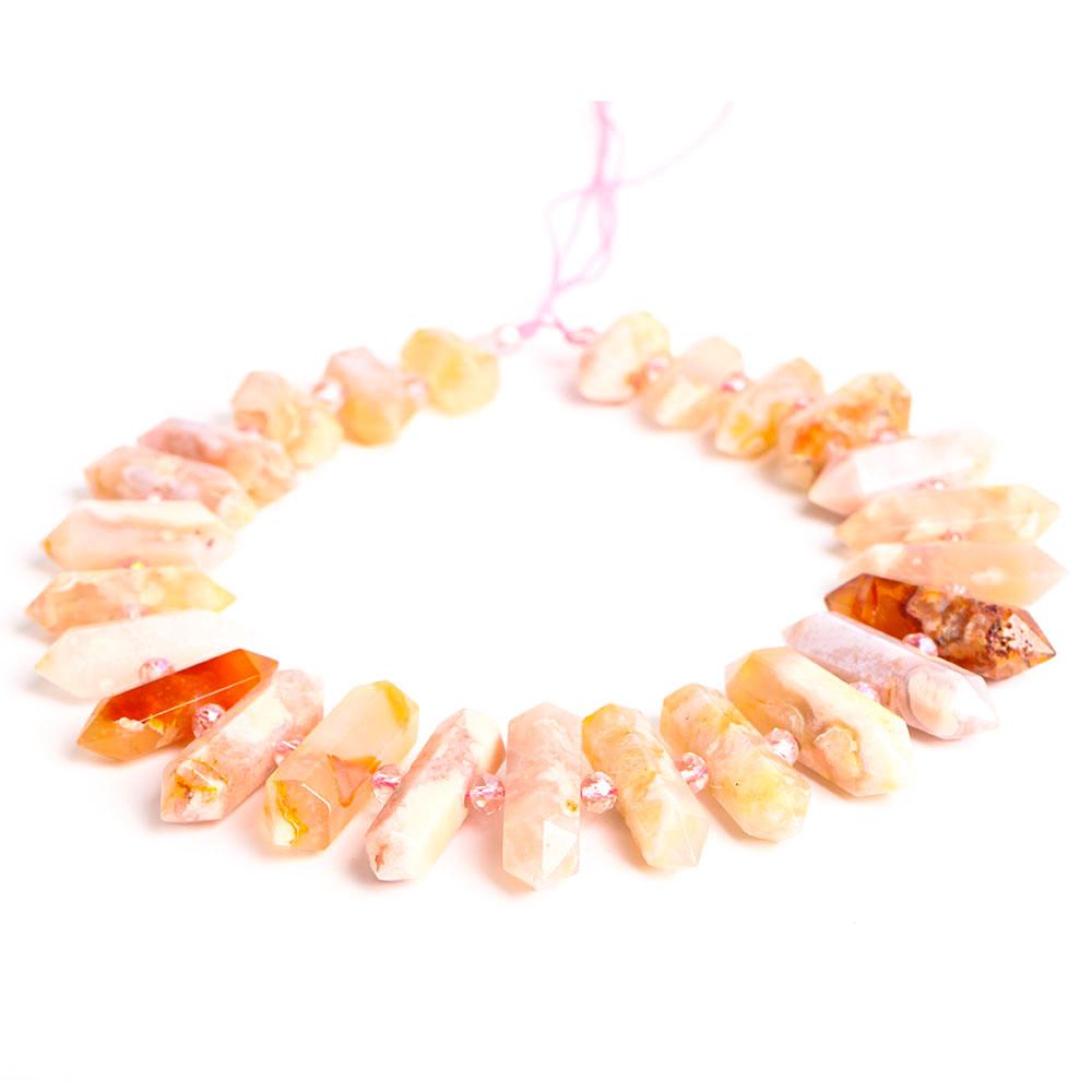 Natural Crystal Point Chain Strings Use for DIY Wholesale Crystals USA