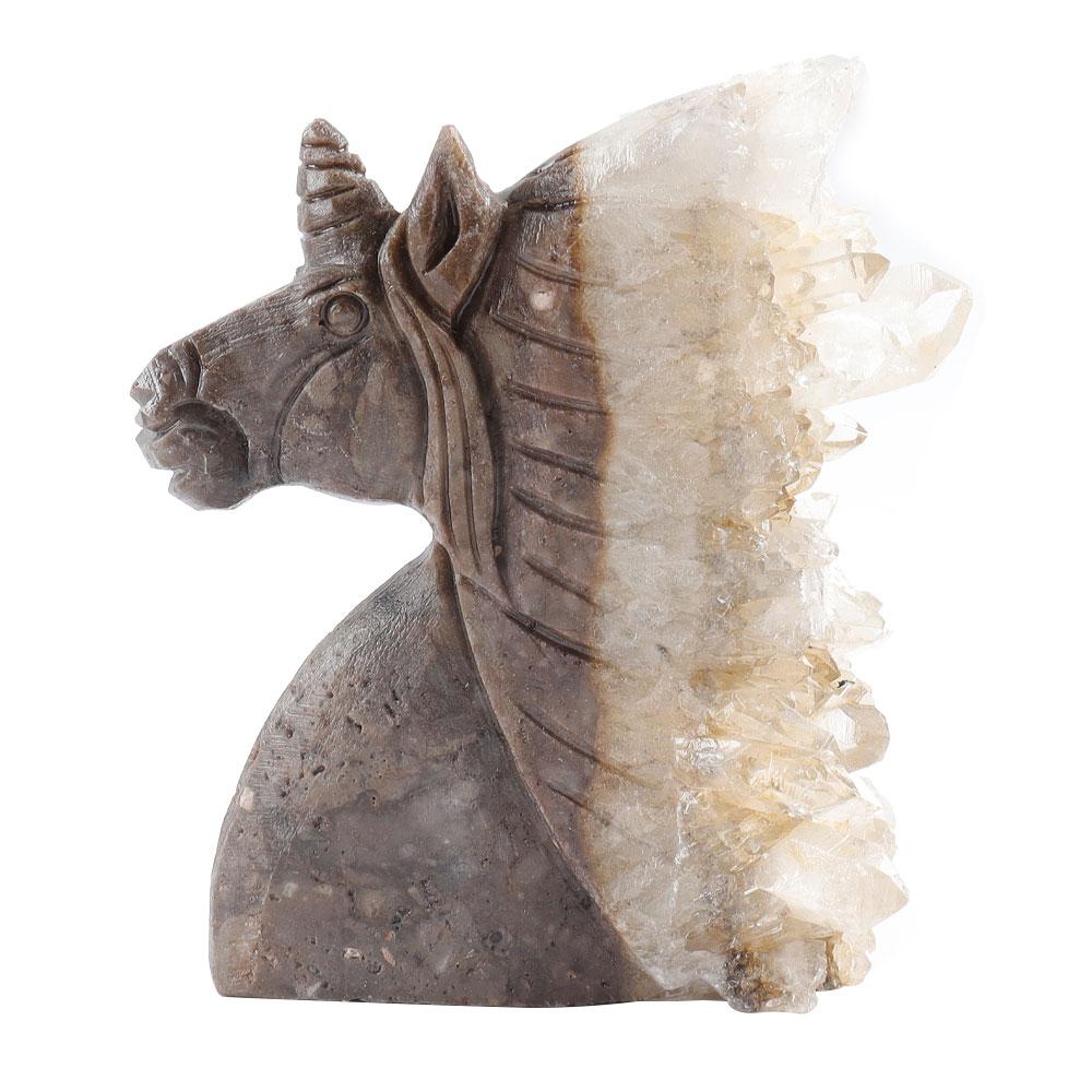 Crystal Cluster Carving Unicorn Free Form Wholesale Crystals USA