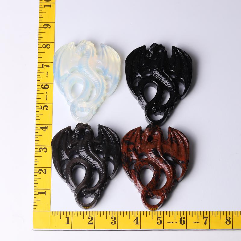 4" High Quality Dragon Crystal Carvings for Decoration Wholesale Crystals USA