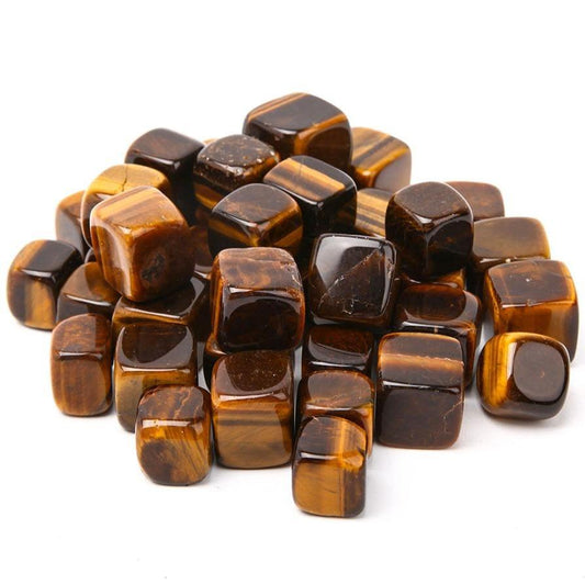 0.1kg Tiger Eye Cubes Bag Wholesale Crystals USA