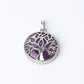 1.2" Tree of life Wrapped Crystal Pendant Wholesale Crystals USA