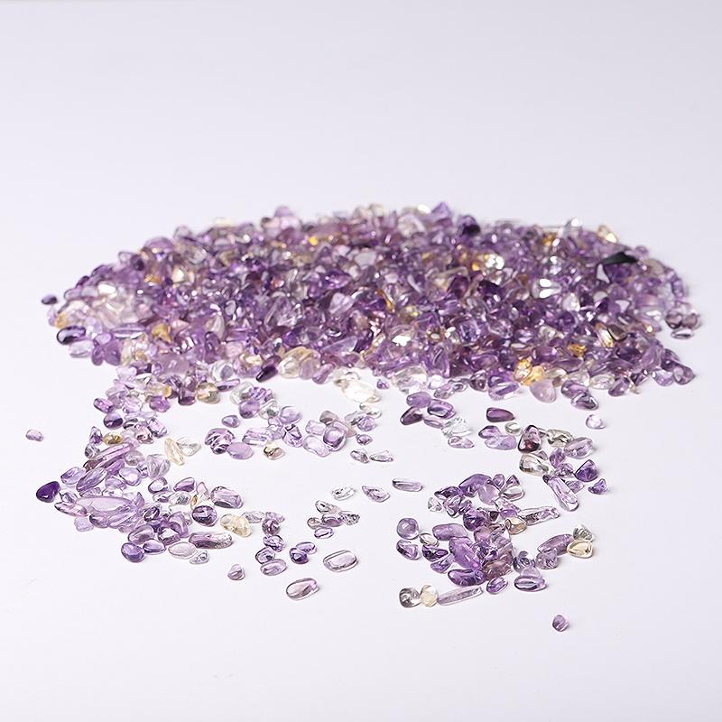 0.1kg Natural Ametrine Chips Crystal Chips for Decoration Wholesale Crystals USA