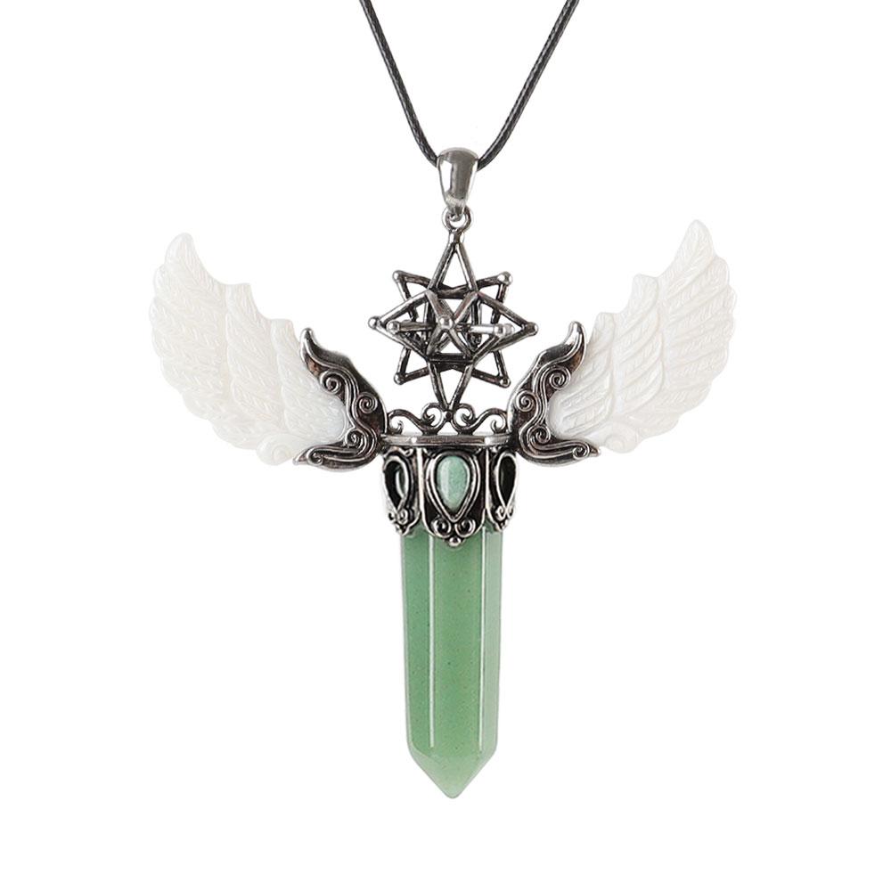 Crystal Point Vintage Wing Pendant Wholesale Crystals USA