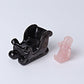 Claus with Sled Santa Crystal Carvings for Christmas  Wholesale Crystals USA