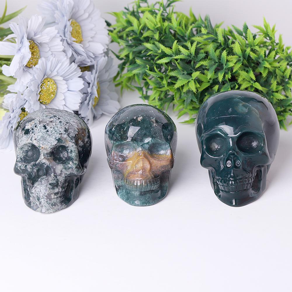 Ocean Jasper Crystal Skull Carvings Wholesale Crystals USA