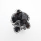 Resin Dog Figurines with Black Obsidian Gravel Toy Poodle for Kids Gifts