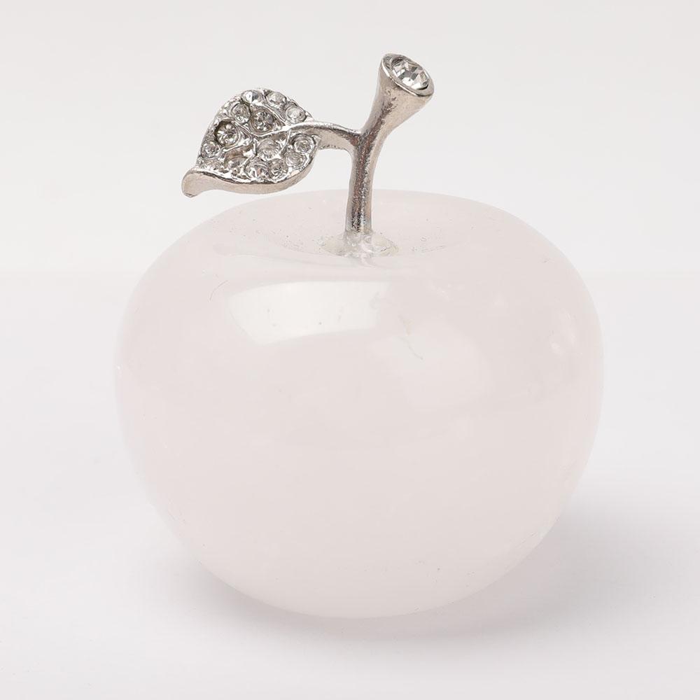 2" Crystal Apple Carvings Wholesale Crystals USA