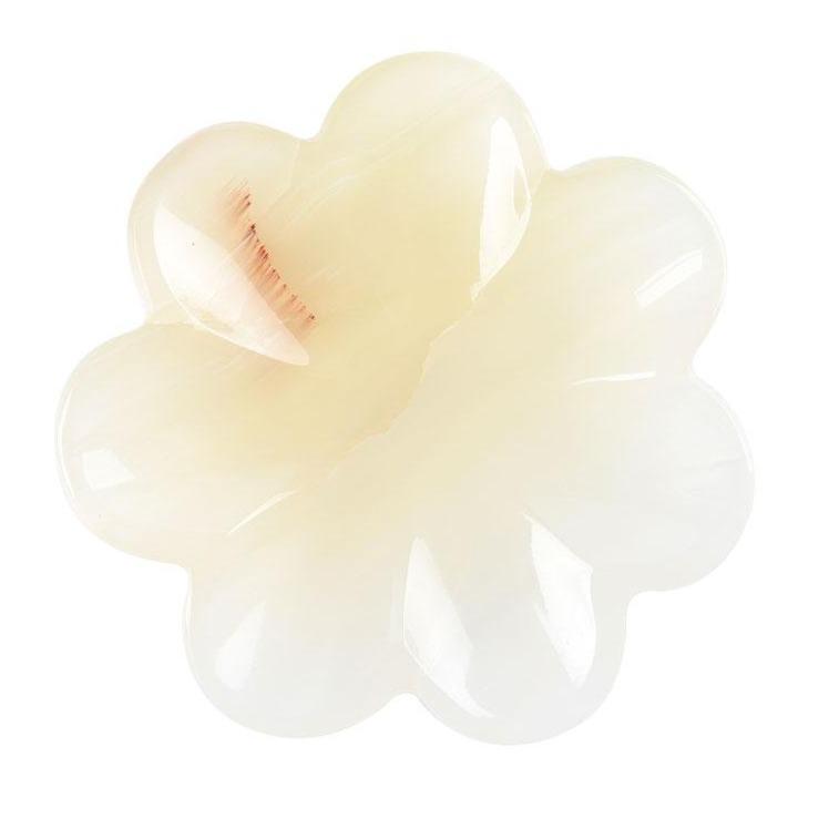 10cm Afghan Jade Flower Shape Bowl Wholesale Crystals USA