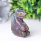 2" Moss Agate Bear Crystal Carving Wholesale Crystals USA