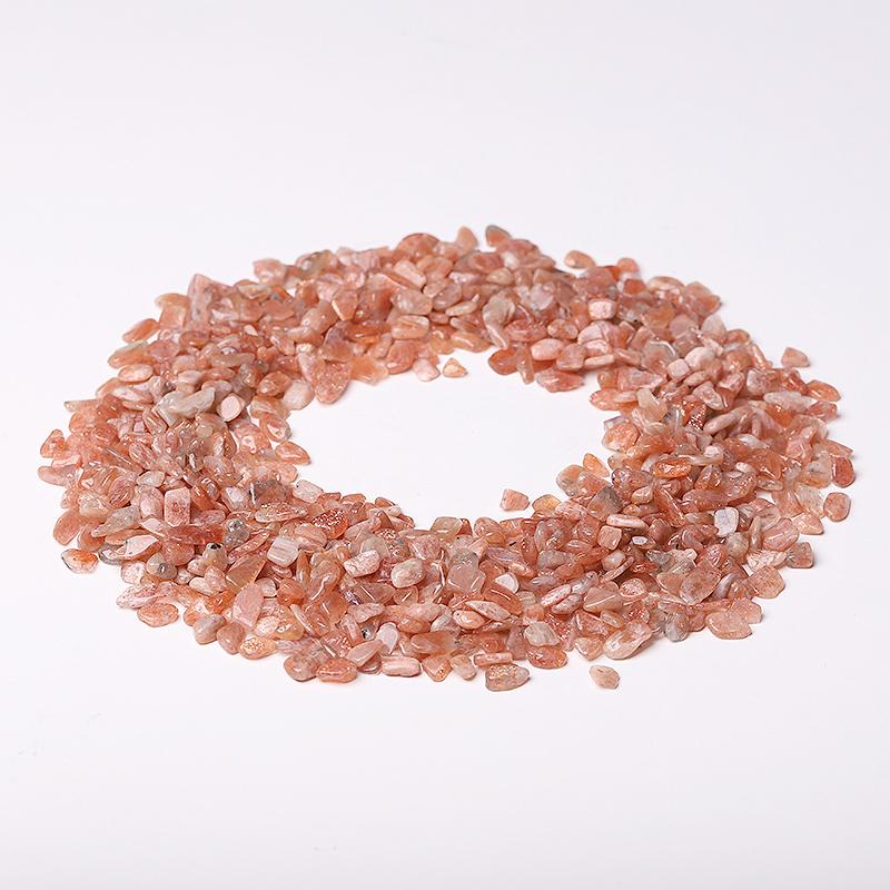 0.1kg Different Size Natural Golden Strawberry Quartz Chips Crystal Chips for Decoration Wholesale Crystals USA