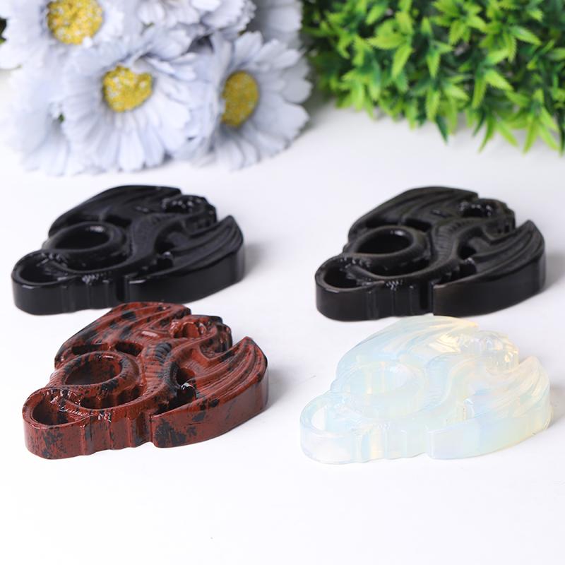 4" High Quality Dragon Crystal Carvings for Decoration Wholesale Crystals USA