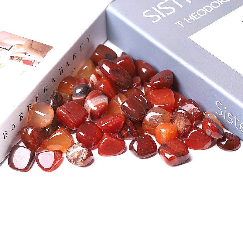0.1kg Carnelian Crystal Tumbles Wholesale Crystals USA