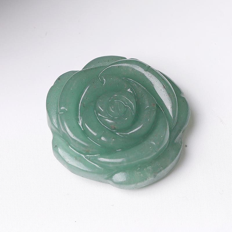 1.2" Rose Flower Crystal Carvings Wholesale Crystals USA