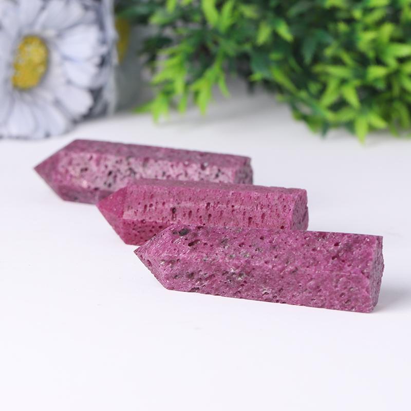 Ruby Honeycomb Point Tower for Collection Wholesale Crystals USA