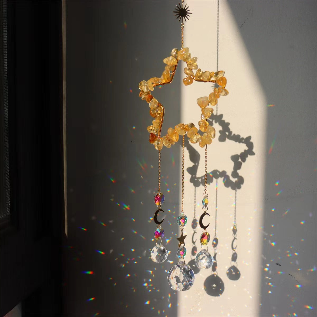 11cm Crystal Suncatcher Hanging Ornament for Home Decor Bulk Wholesale  Crystals USA