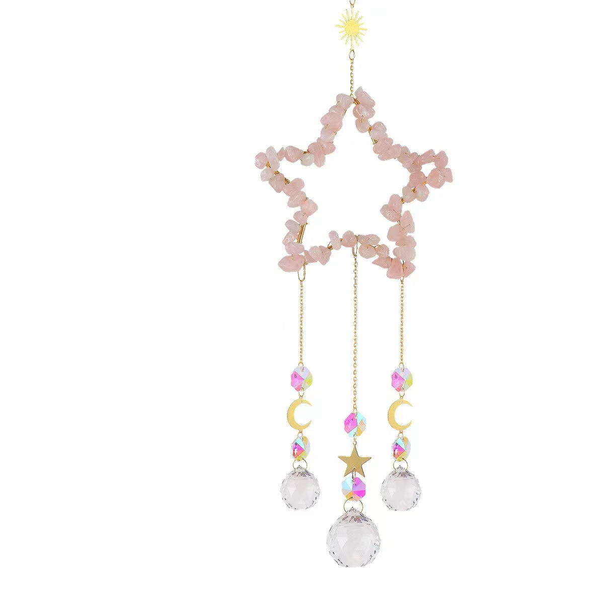 11cm Crystal Suncatcher Hanging Ornament for Home Decor Bulk Wholesale  Crystals USA