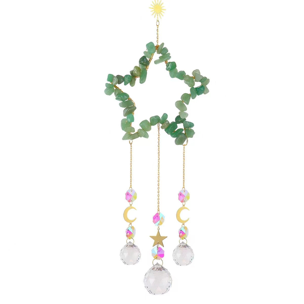 11cm Crystal Suncatcher Hanging Ornament for Home Decor Bulk Wholesale  Crystals USA