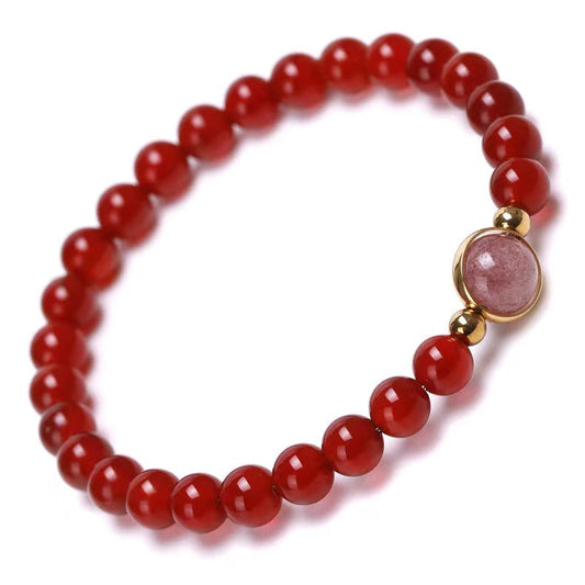6mm Carnelian New Design Crystal Bracelet Bulk Wholesale  Crystals USA
