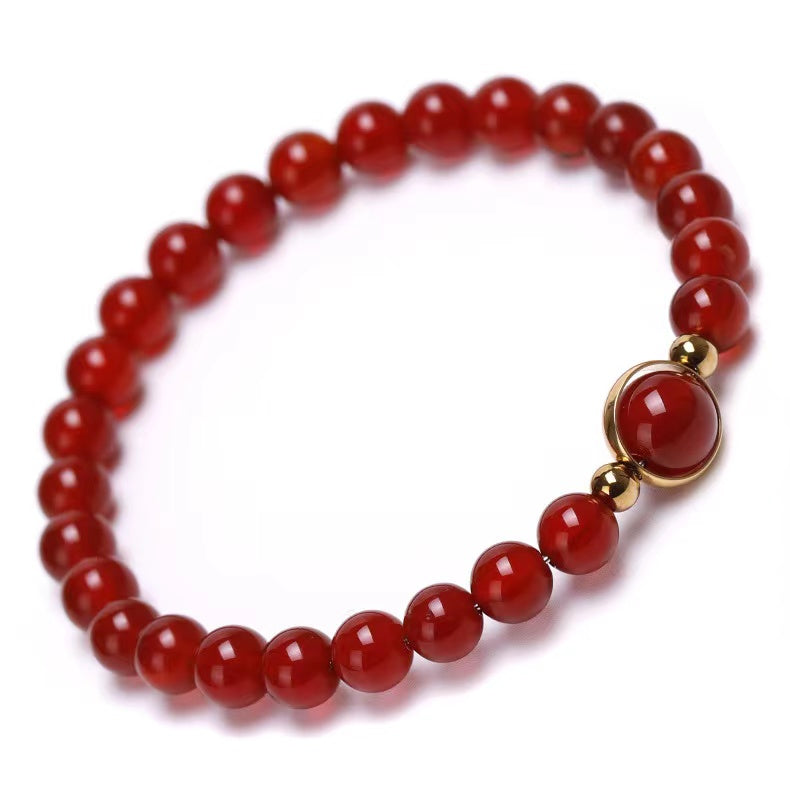 6mm Carnelian New Design Crystal Bracelet Bulk Wholesale  Crystals USA