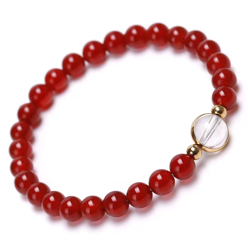 6mm Carnelian New Design Crystal Bracelet Bulk Wholesale  Crystals USA
