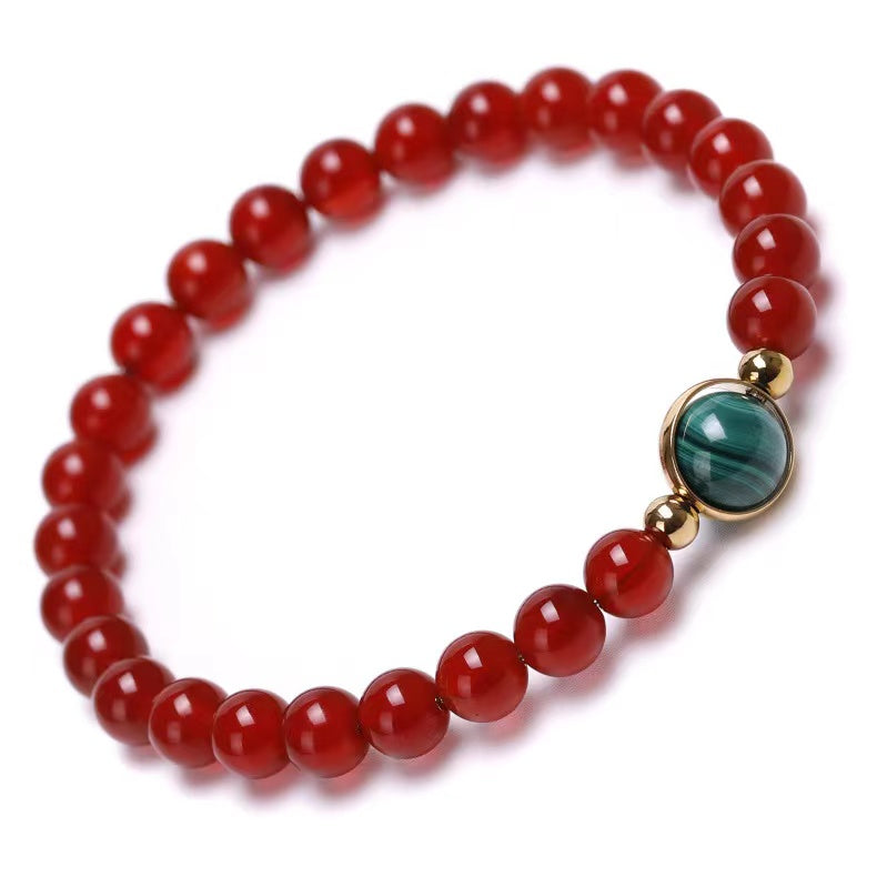 6mm Carnelian New Design Crystal Bracelet Bulk Wholesale  Crystals USA