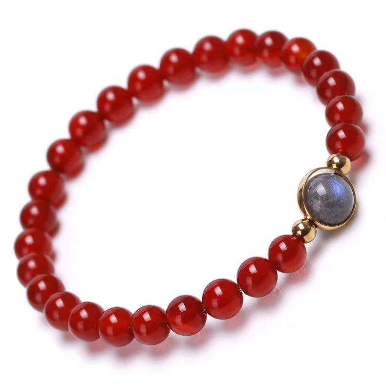 6mm Carnelian New Design Crystal Bracelet Bulk Wholesale  Crystals USA