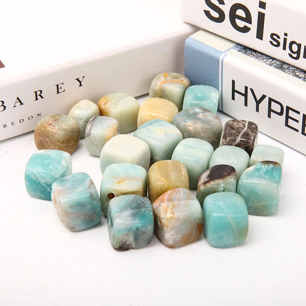 0.1kg Sky Blue Cubes Bag Wholesale Crystals USA