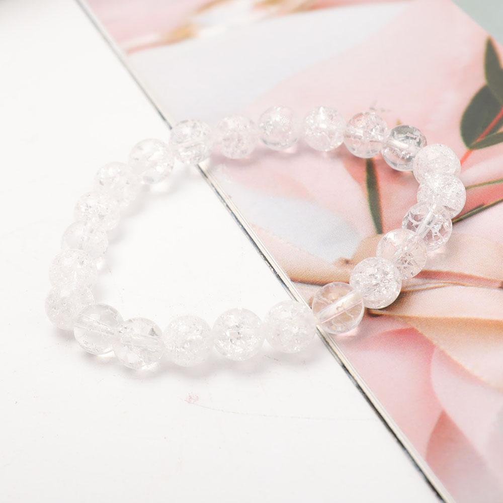Crack Clear Quartz Bracelet Wholesale Crystals USA