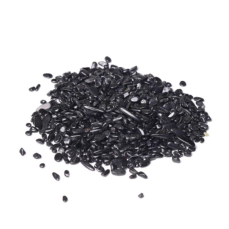 0.1kg Natural Black Tourmaline Chips Wholesale Crystals USA