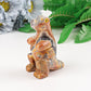 2.5" Dinosaur Crystal Carving Wholesale Crystals USA