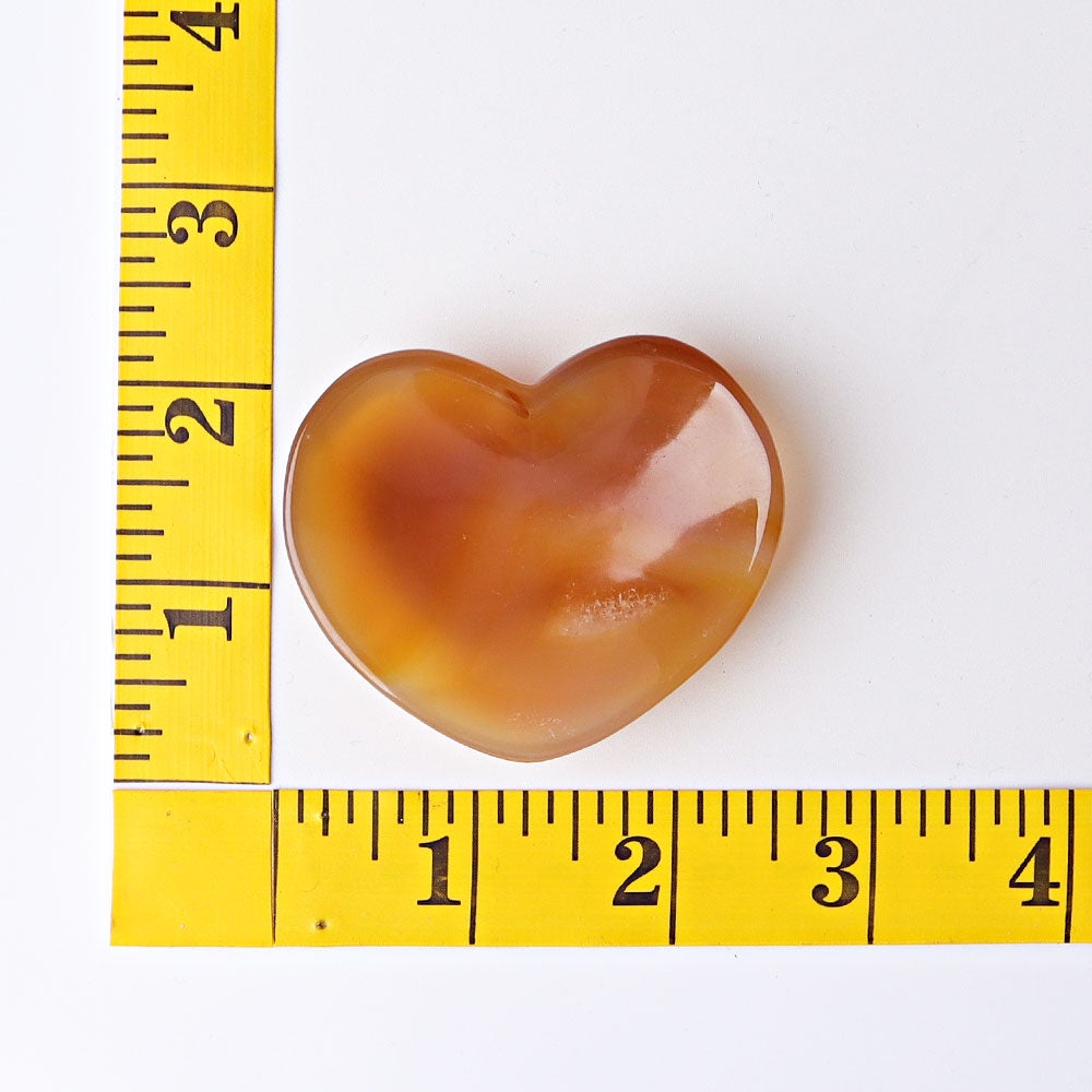 2.1" Agate Heart Shape Bowl Crystal Carvings Wholesale Crystals USA