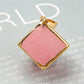 Rose Quartz Cube Pendant Wholesale Crystals USA