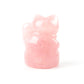 2" Rose Quartz Crystal Carving Lucky Cat Wholesale Crystals USA