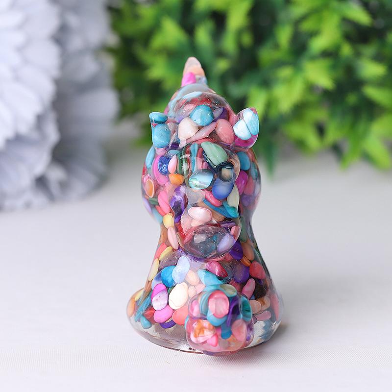 2.5"-3.0" Resin Unicorn Crystal Carvings Wholesale Crystals USA