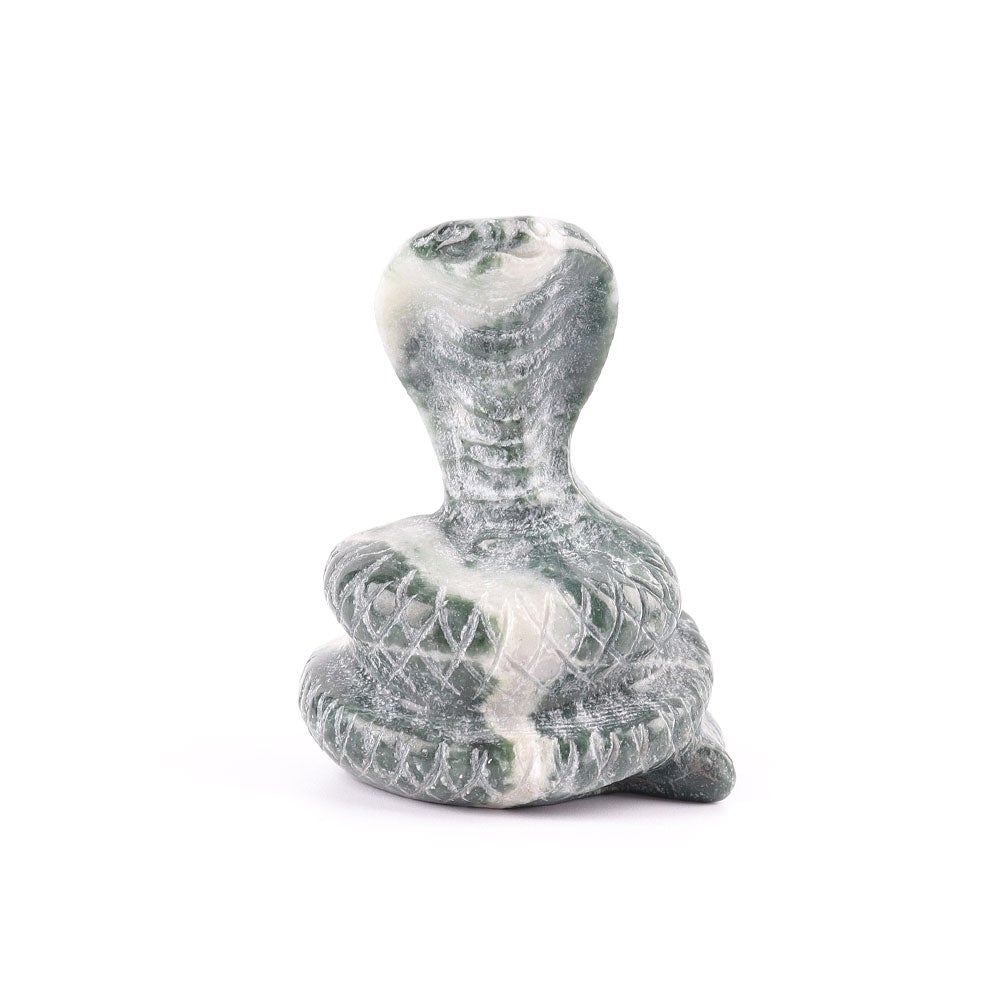 Unique Jade Cobra Snake Carvings