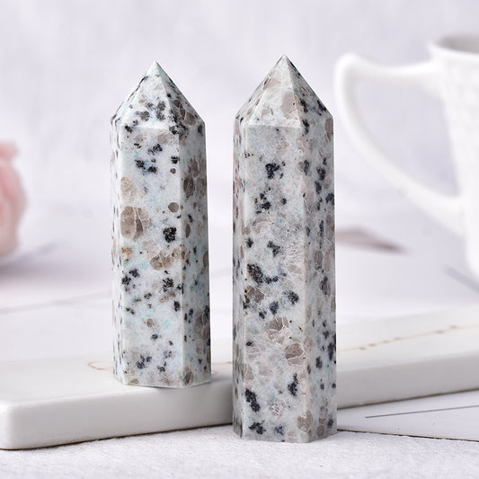 Tianshan Blue （Kiwi）tower Crystal wholesale support mixed customization