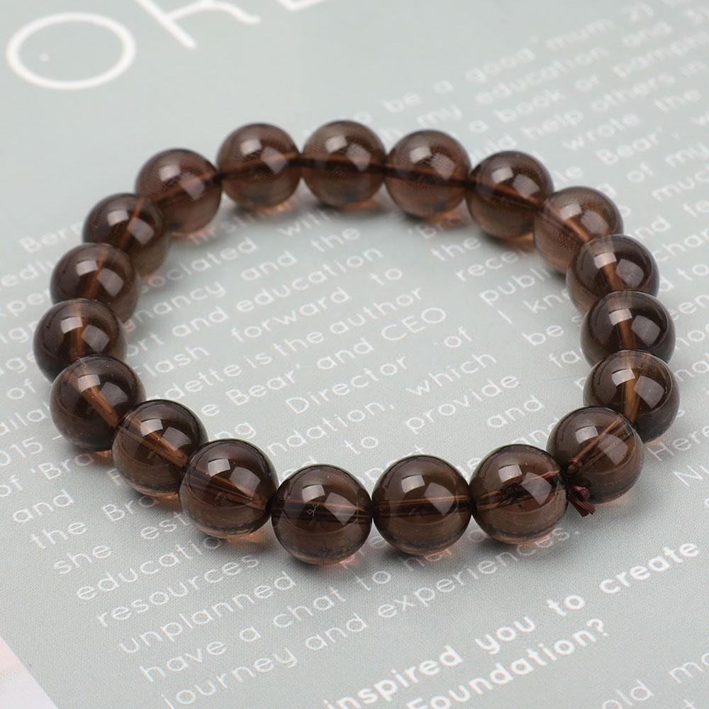 10.5mm Smoky Quartz Bracelet Wholesale Crystals USA