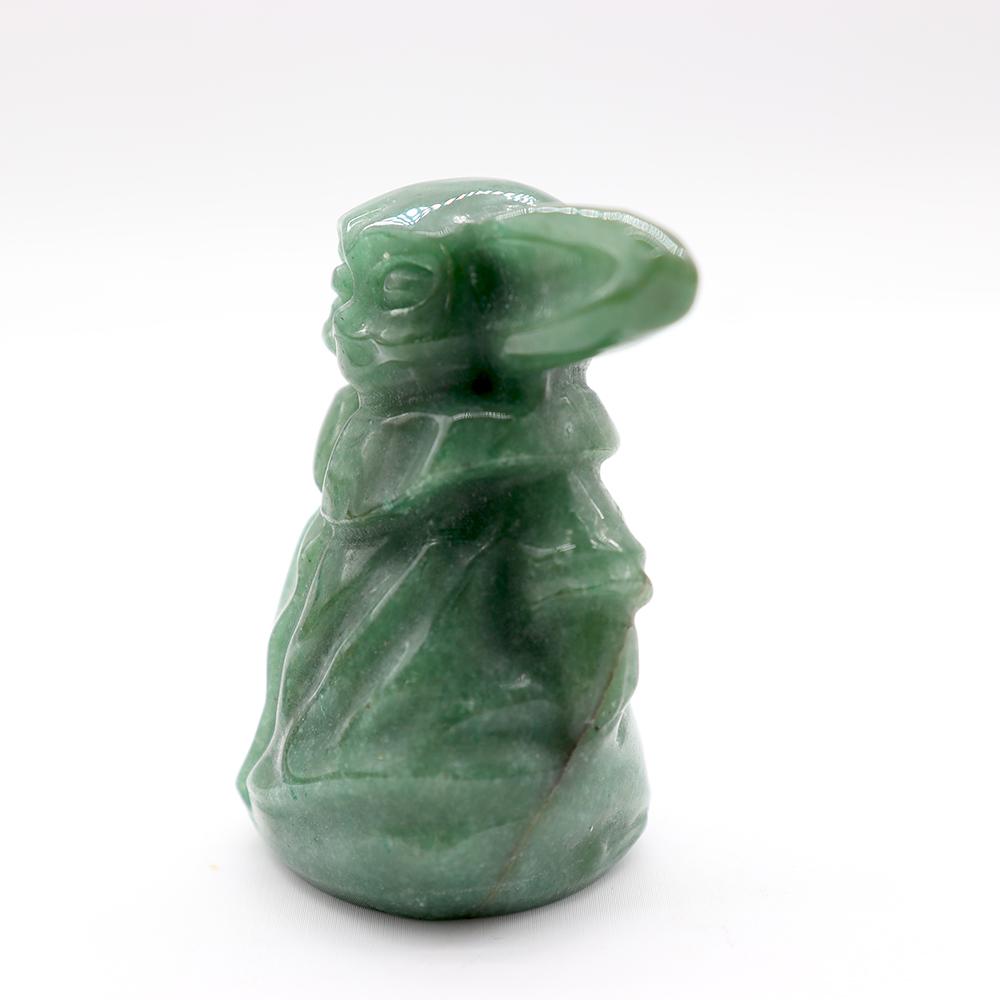 Master Yoda Aventurine Crystal Carvings Wholesale Crystals USA