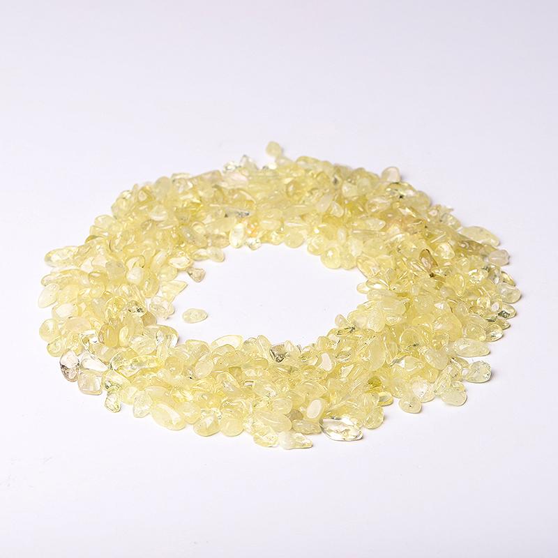 0.1kg Different Size Citrine Chips for Decoration Wholesale Crystals USA