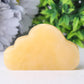 2.8" Yellow Jade  Cloud Crystal Carvings Wholesale Crystals USA