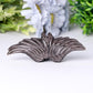 5.2" Silver Obsidian Wing Carving Wholesale Crystals USA