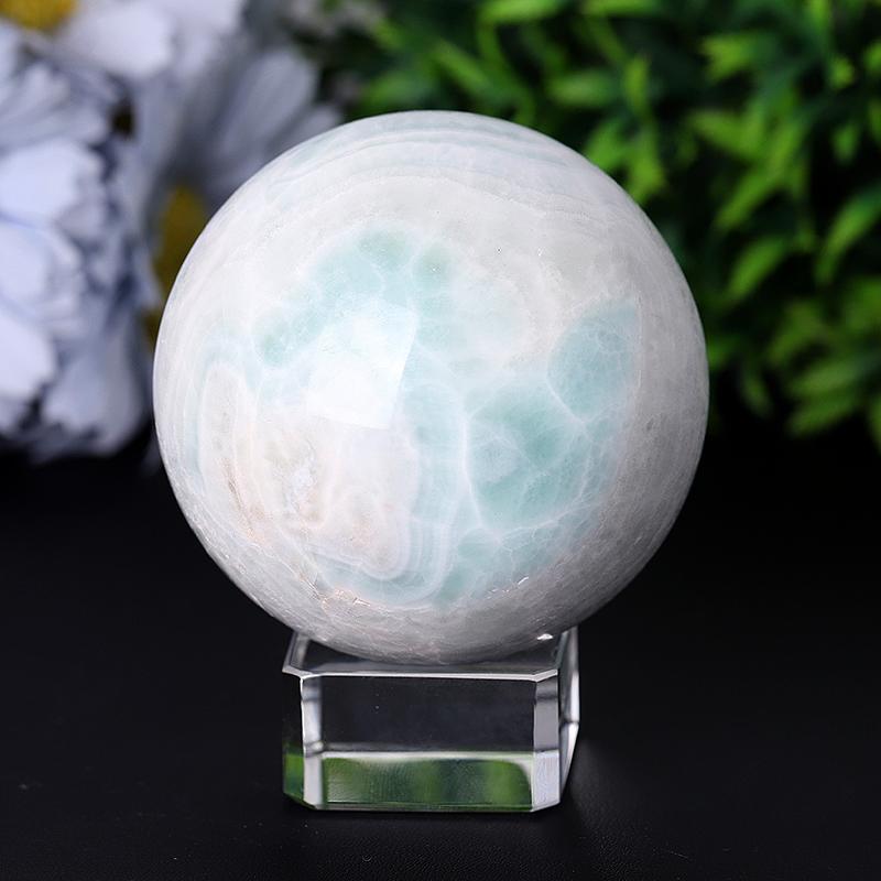 2.0"-4.0" Larimar Sphere Wholesale Crystals USA