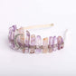 Raw Quartz Crystal Crown with Silver Moon Decor #1 Wholesale Crystals USA
