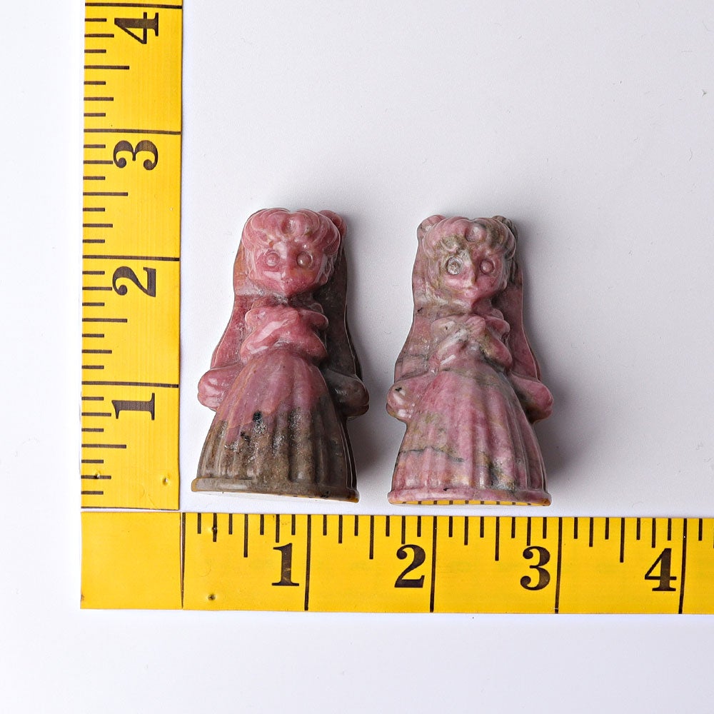 2.3" Rhodonite Princess Serenity Crystal Carvings Wholesale Crystals USA
