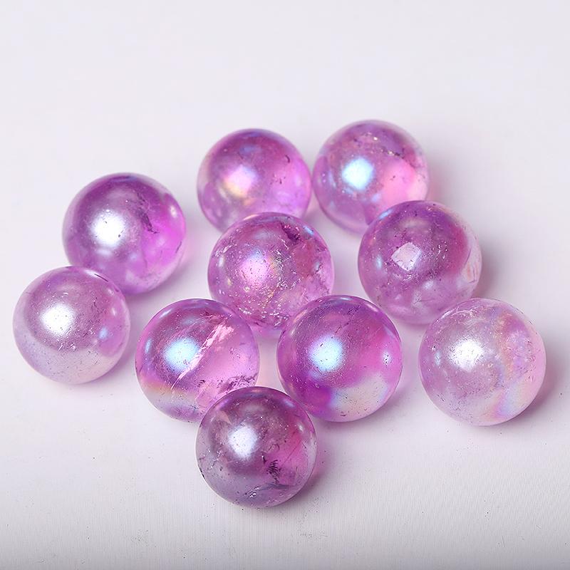 0.25kg Aura Purple Crystal Sphere Wholesale Crystals USA