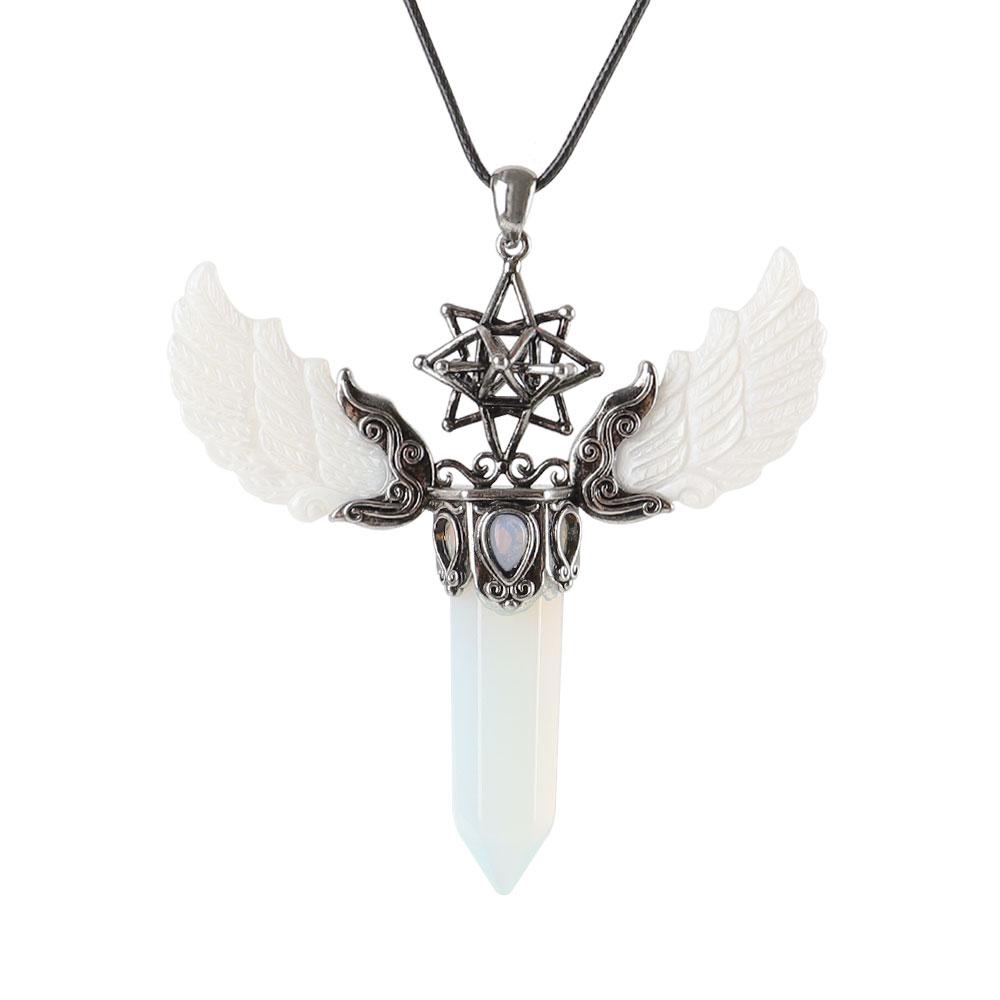 Crystal Point Vintage Wing Pendant Wholesale Crystals USA