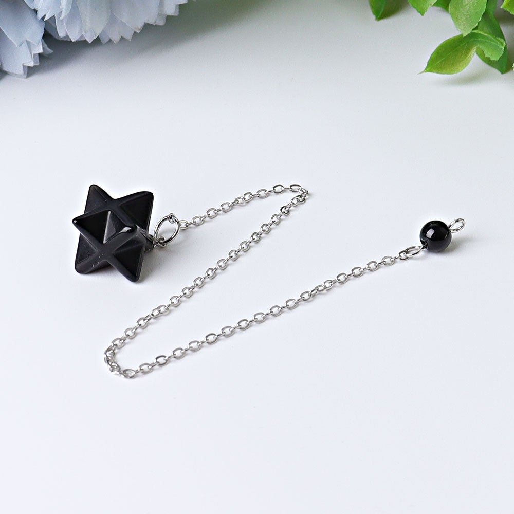 0.5" Merkaba Pendulum Wholesale Crystals USA
