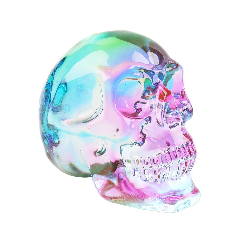 Aura Crystal Rainbow Skull Carving on Discount Wholesale Crystals USA